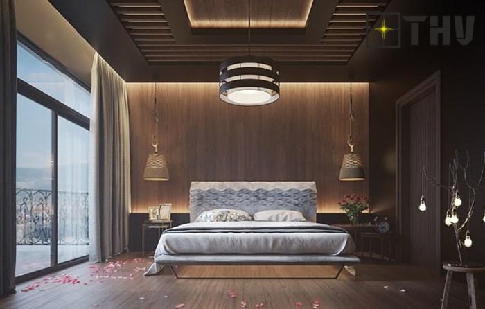 trần nhựa phòng ngủ 