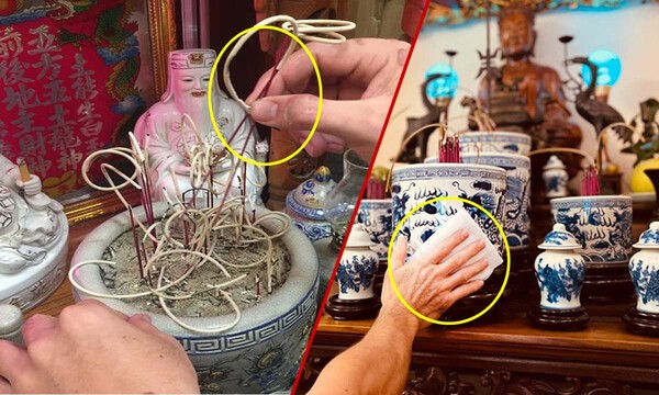 kiêng kỵ bát hương 