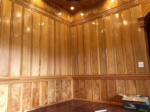 Mẫu Gỗ ốp Tường