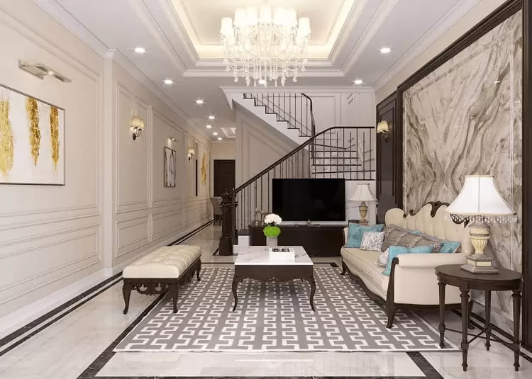 phòng khách nhà ống 