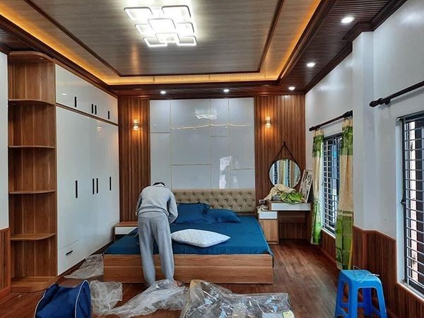 trần nhựa phòng ngủ 