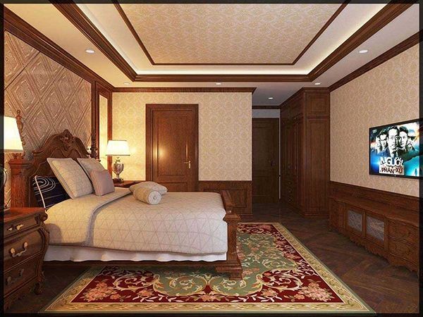 trần nhựa phòng ngủ 