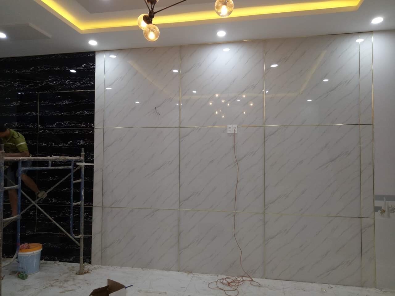 tấm nhựa pvc vân đá