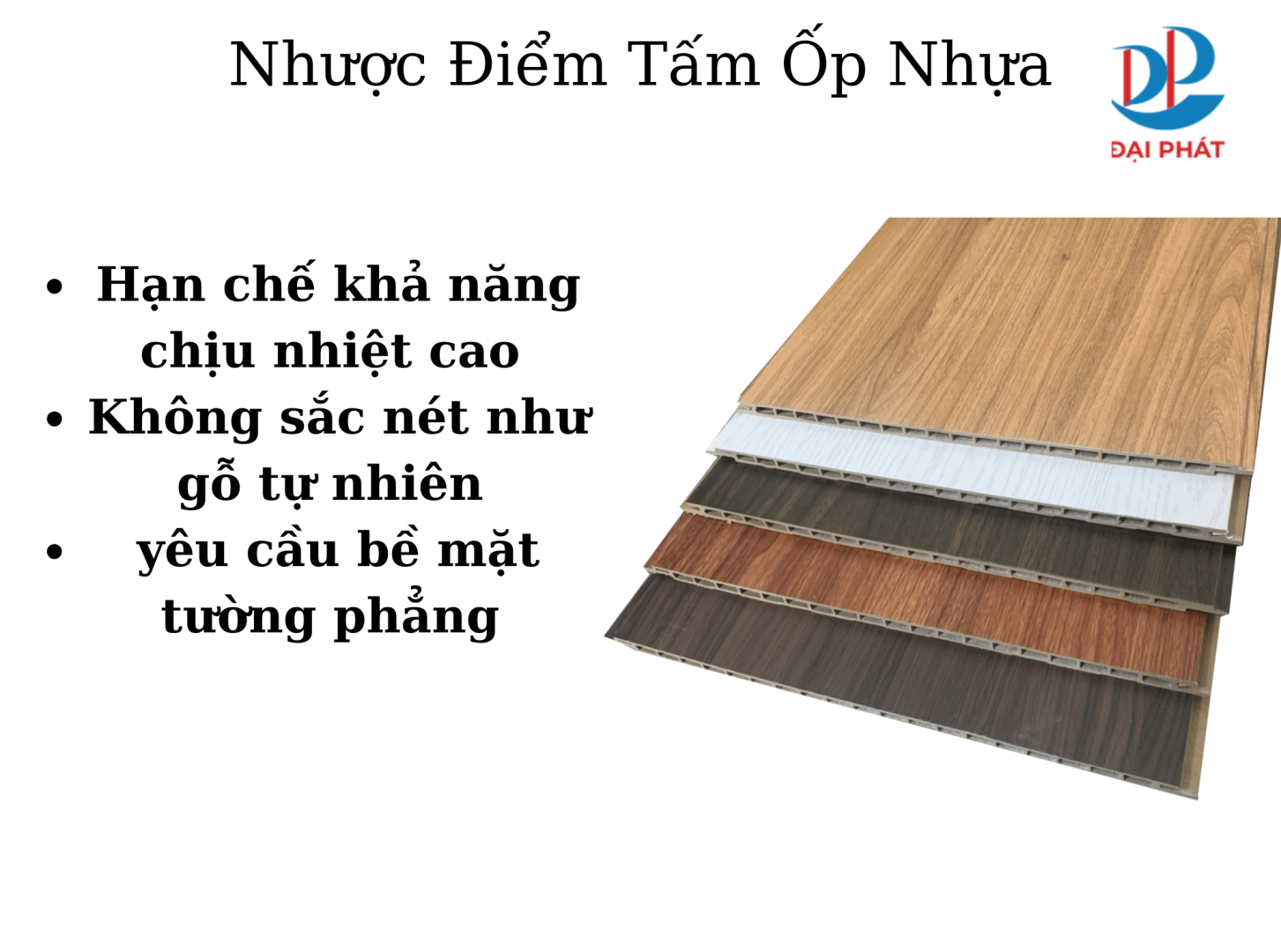 nhược điểm tấm nhựa nội thất 
