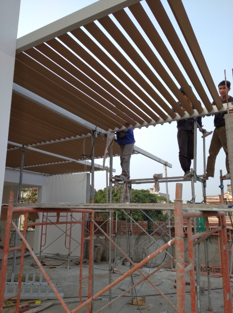 gỗ nhựa ngoài trời 