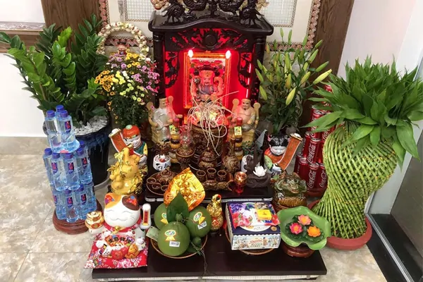 bàn thờ thần tài 
