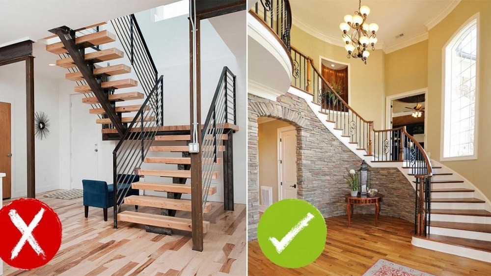 số bậc cầu thang phong thủy 