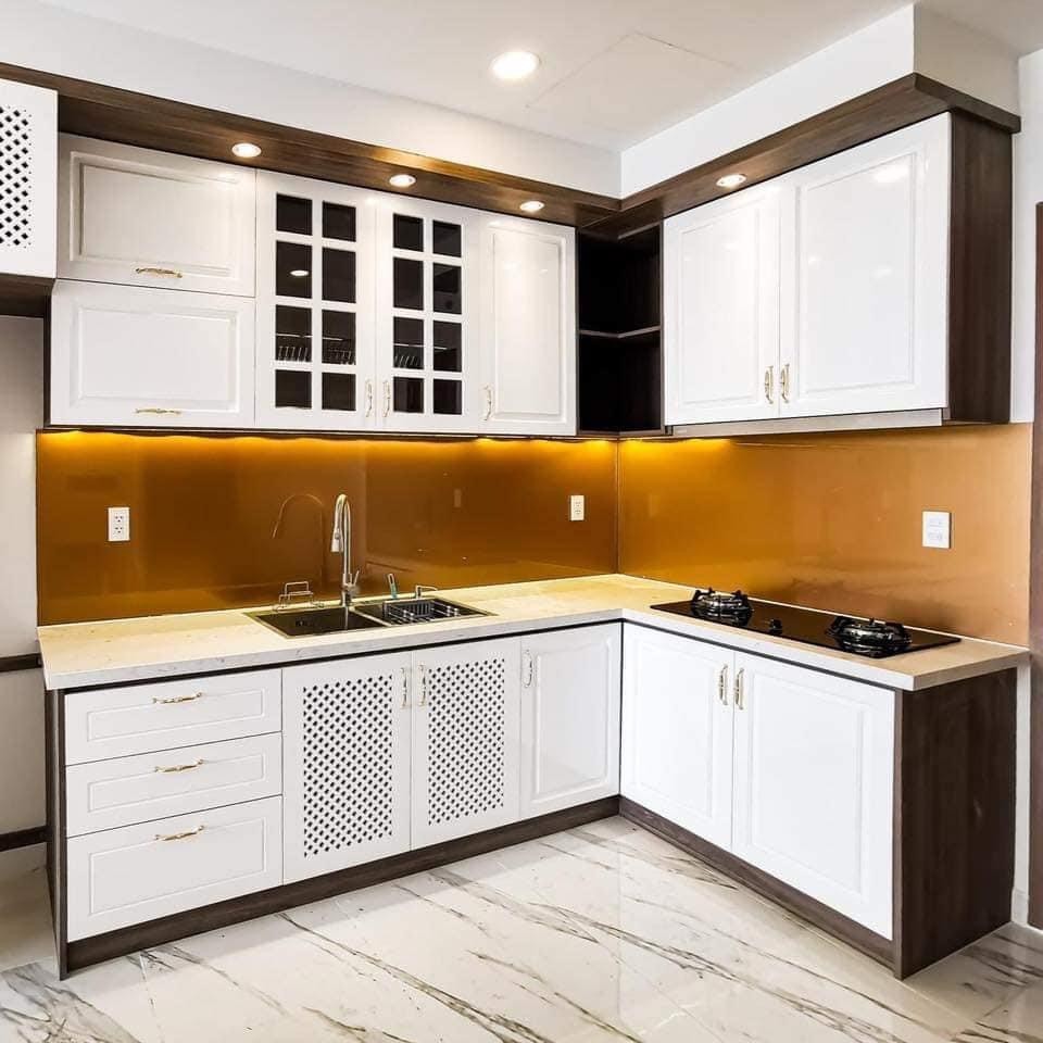 tủ bếp gỗ công nghiệp 