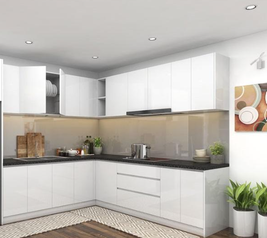 tủ bếp nội thất nhựa phòng bếp