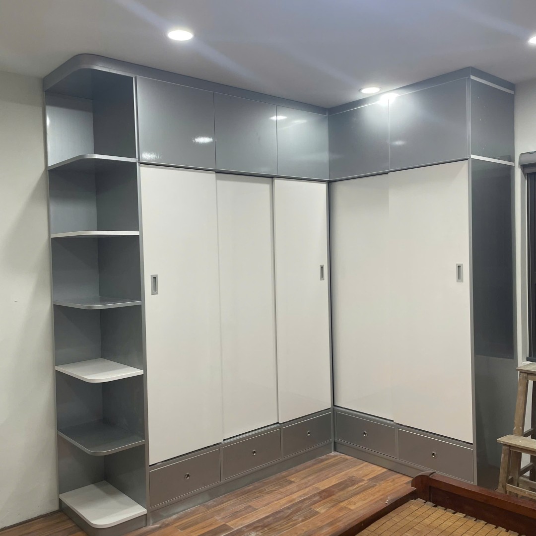 tủ quần áo chữ L 