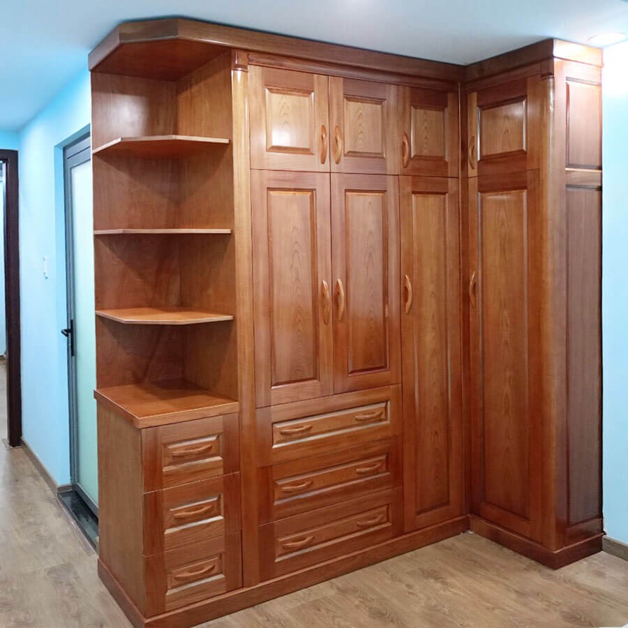 tủ quần áo chữ L 