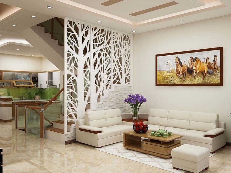 vách ngăn nhựa nội thất nhựa