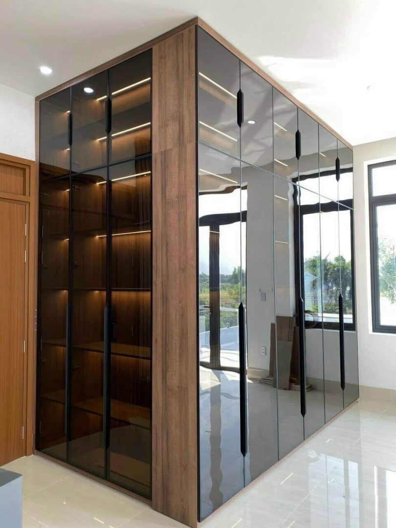 tủ nhựa cánh kính 