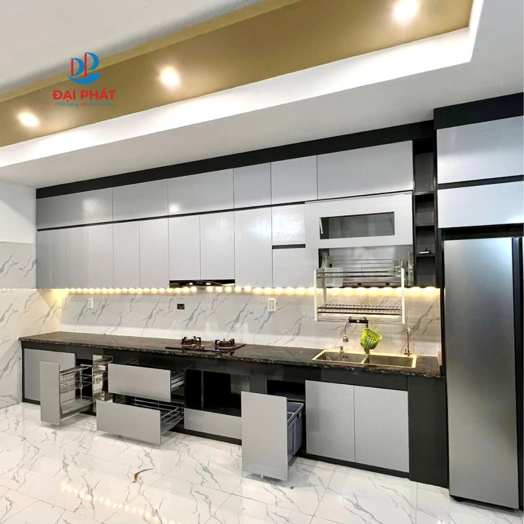 tủ bếp nhà đẹp tủ bếp nhựa màu zuko đại phát hoàng hà nội thất nhựa tủ bếp đồ nhựa