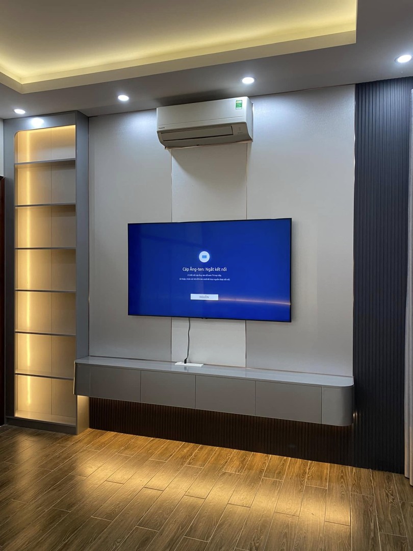 Nội Thất Phòng Khách Hiện Đại Với Tấm Nhựa Nội Thất