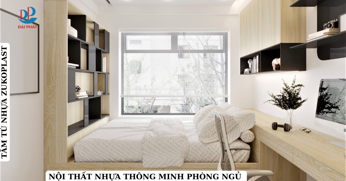 nội thất nhựa thông minh cho phòng ngủ nhỏ 