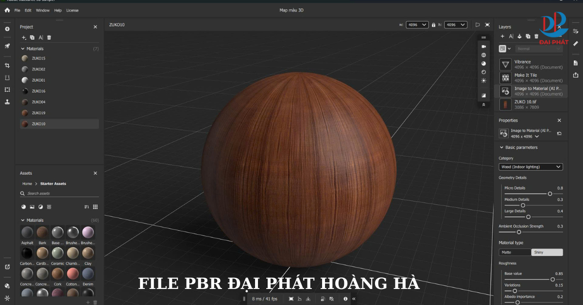Nhận ngay file PBR tấm nhựa nội thất miễn phí