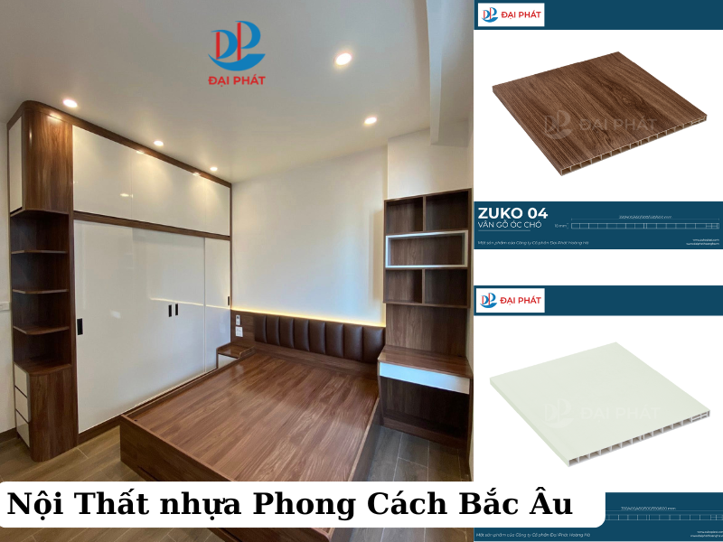 nội thất nhựa phong cách bắc âu 
