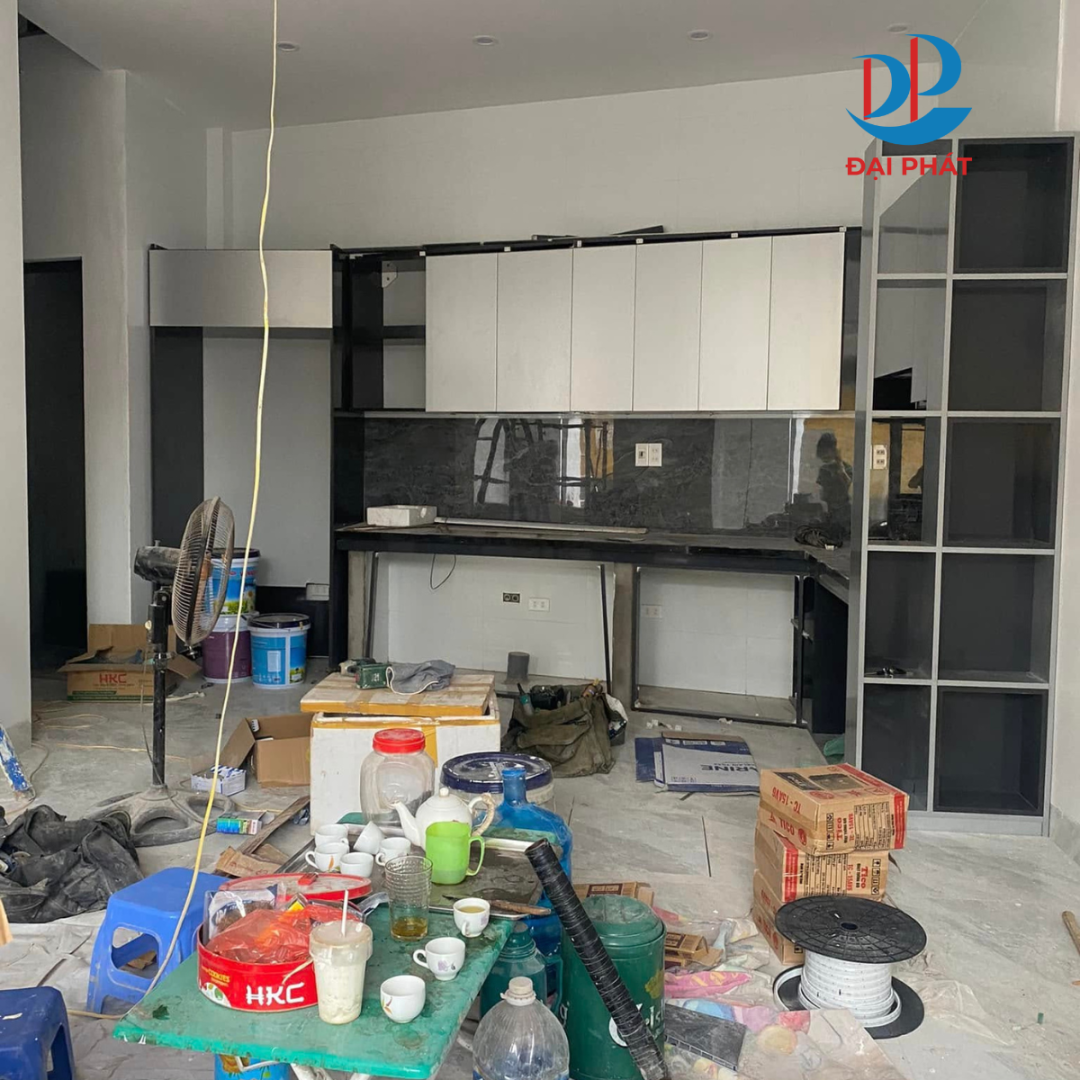 thi công tủ bếp nhựa zukoplast 