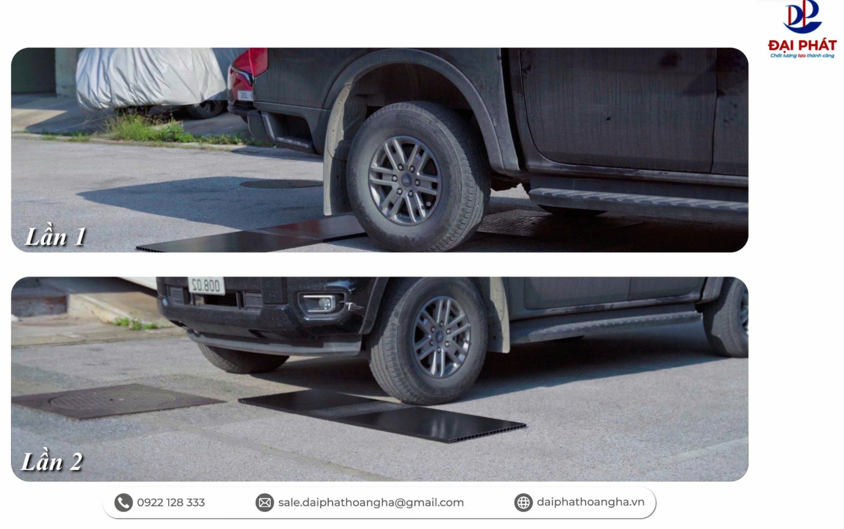 Thử nghiệm khả năng chịu lực tấm nhựa nội thất Zukoplast bằng xe Ford Ranger