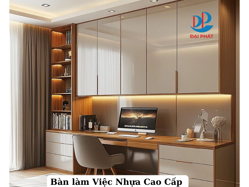 Bàn Làm Việc Bằng Nhựa Cao Cấp