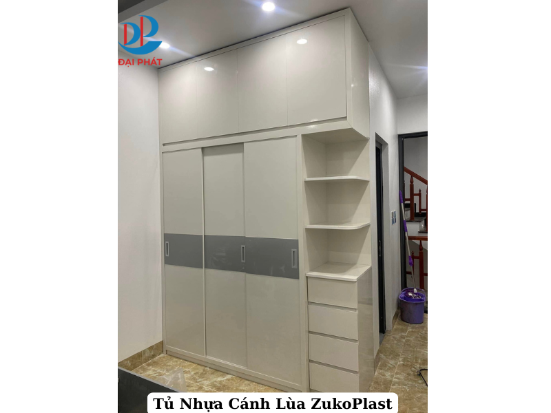 MẪU TỦ NHỰA CÁNH LÙA NHỰA CAO CẤP ZUKOPLAST
