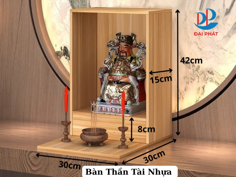 bàn thần tài nhựa 