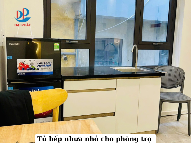 Mẫu Tủ Bếp Nhựa Nhỏ Cho Phòng Trọ 