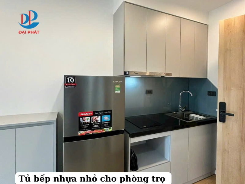 Mẫu Tủ Bếp Nhựa Nhỏ Cho Phòng Trọ 