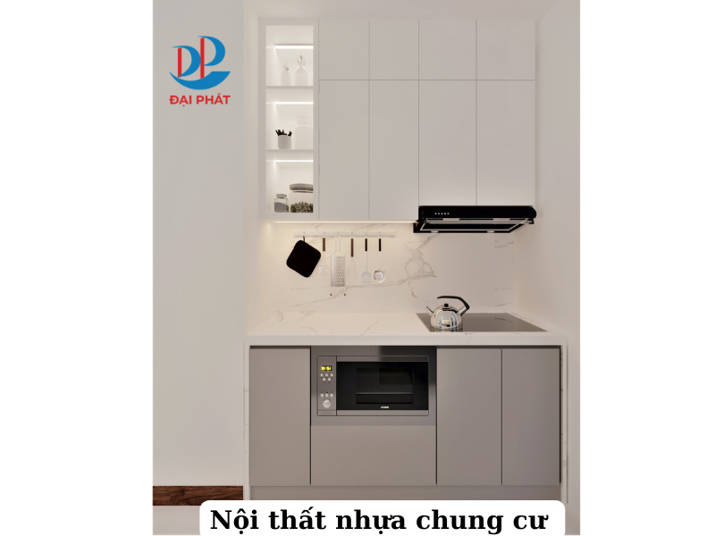 nội thất nhựa tối giản cho chung cư