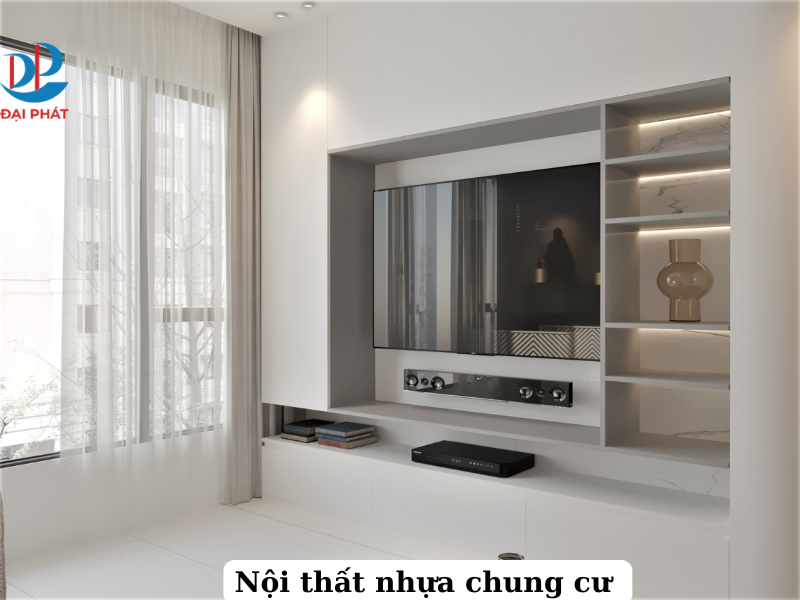 nội thất nhựa tối giản cho chung cư