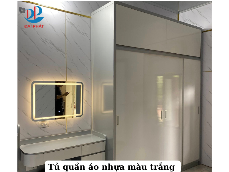  Mẫu Tủ Quần Áo Nhựa Màu Trắng 