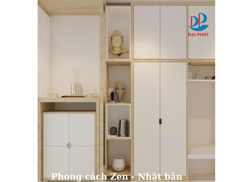 Nội Thất Phòng Khách Phong Cách Zen 