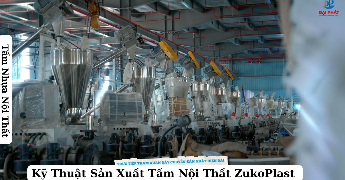 kỹ thuật sản xuất Tấm Nội Thất ZukoPlast