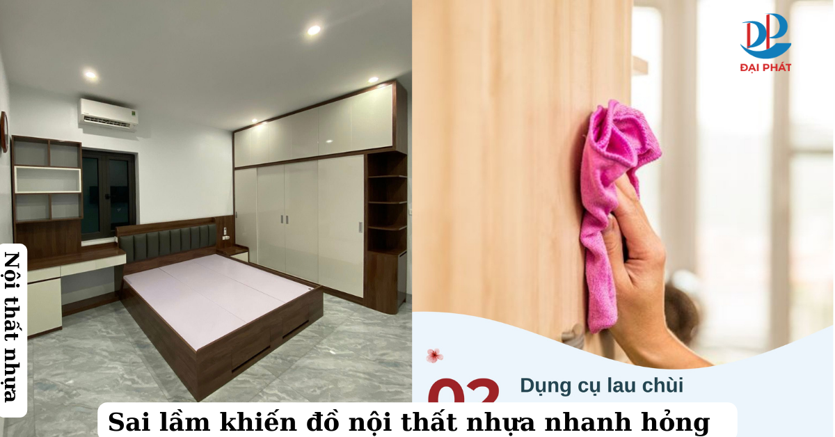 Sai Lầm Khiến Đồ Nội Thất Nhựa Nhanh Hỏng