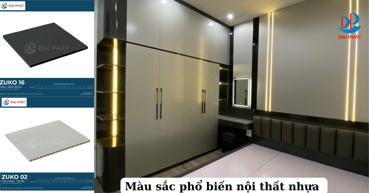 Xu Hướng Sử Dụng Màu Sắc Nội Thất Nhựa