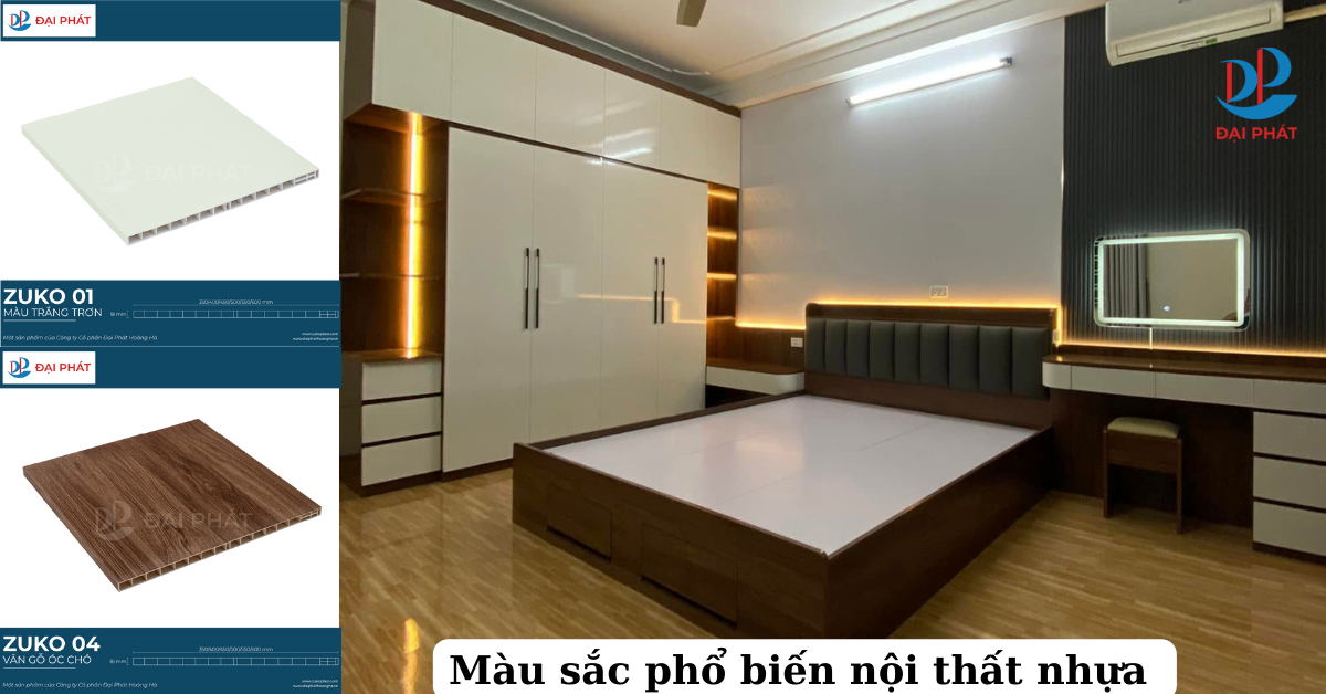 Xu Hướng Sử Dụng Màu Sắc Nội Thất Nhựa