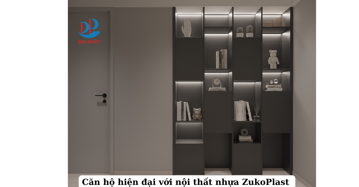 Bàn làm việc hiện đại bằng nhựa nội thất Zukoplast 05 chống trầy xước