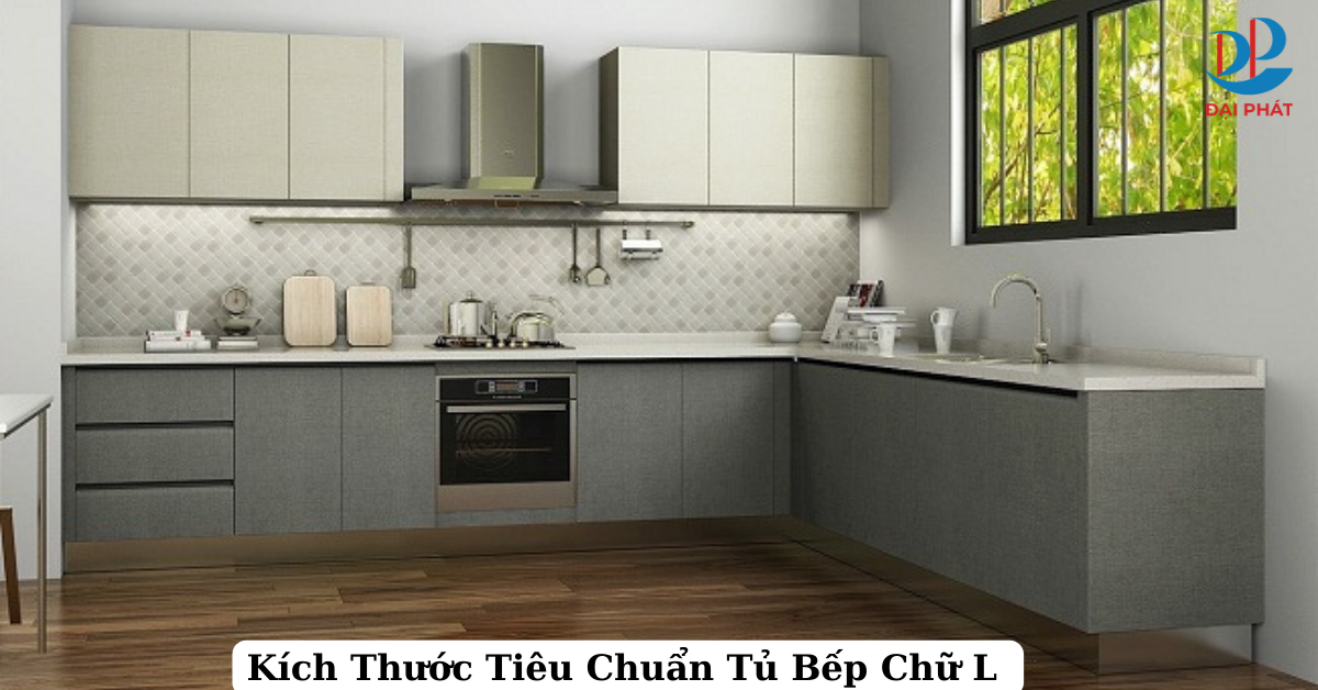 Kích Thước Tiêu Chuẩn Tủ Bếp Chữ L 