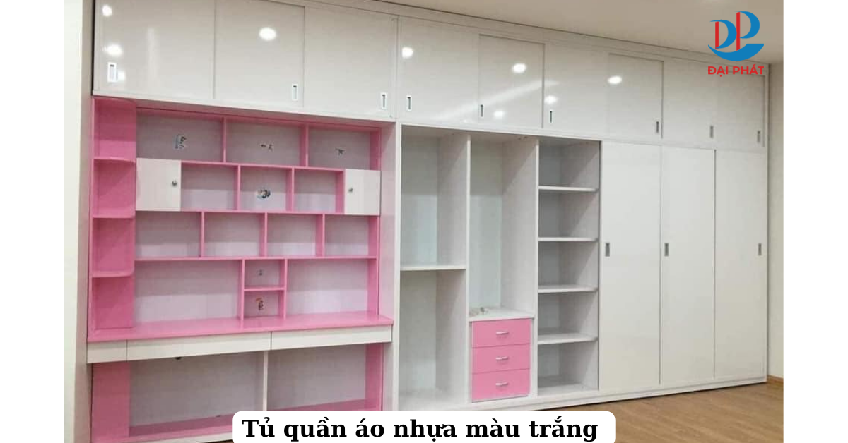  Mẫu Tủ Quần Áo Nhựa Màu Trắng 