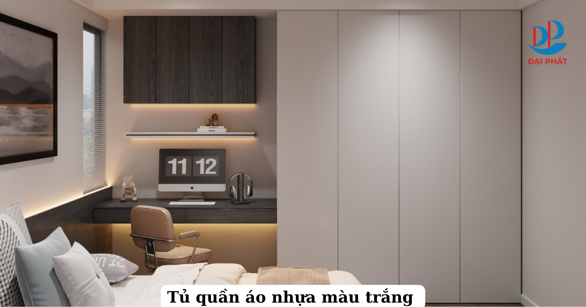  Mẫu Tủ Quần Áo Nhựa Màu Trắng 