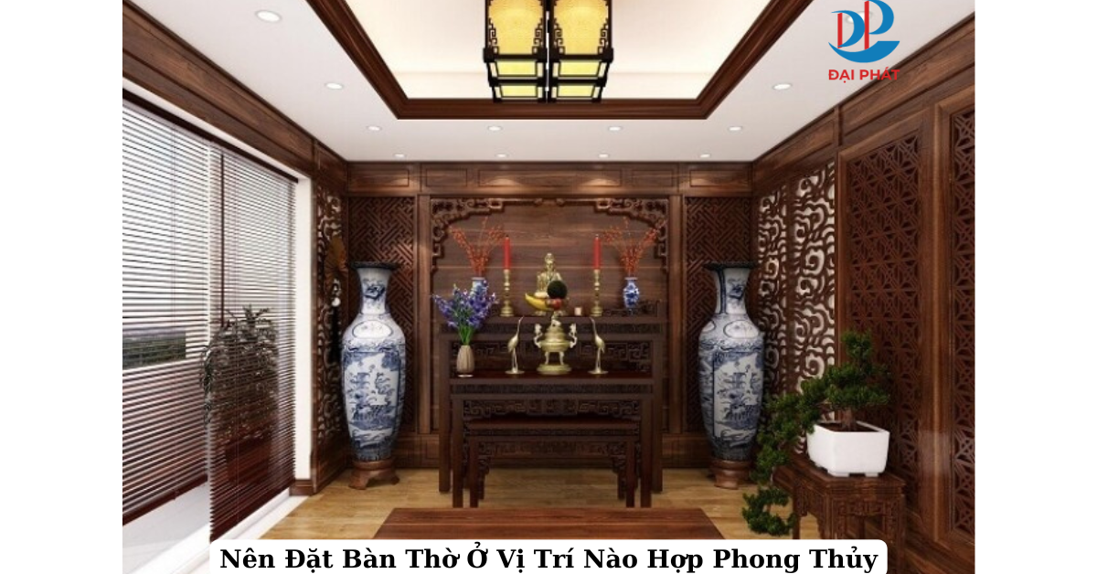 Đặt Bàn Thờ Ở Vị Trí Nào Hợp Phong Thủy