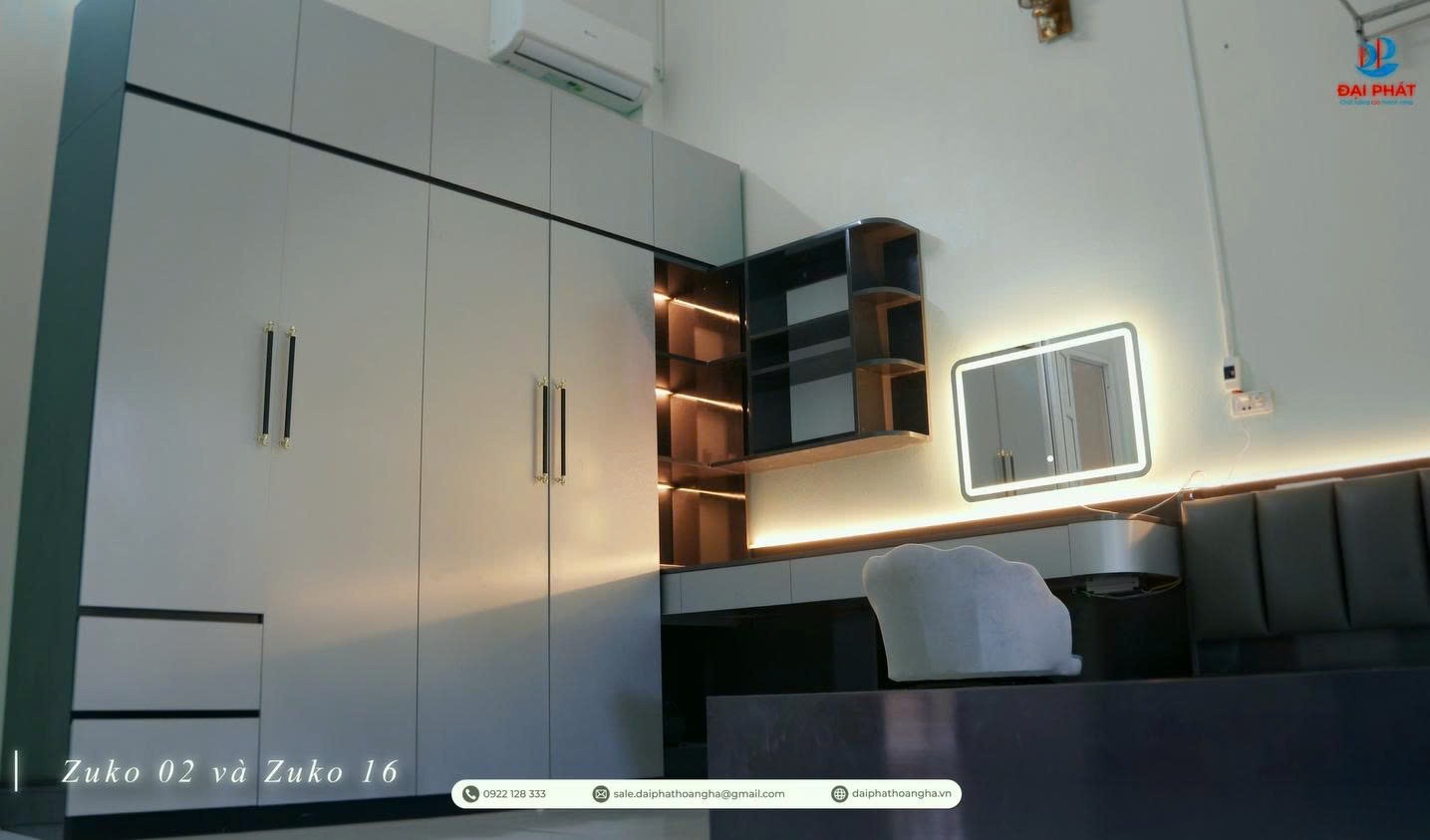 Nội Thất Phòng Ngủ Hiện Đại Bằng Nhựa ZukoPlast