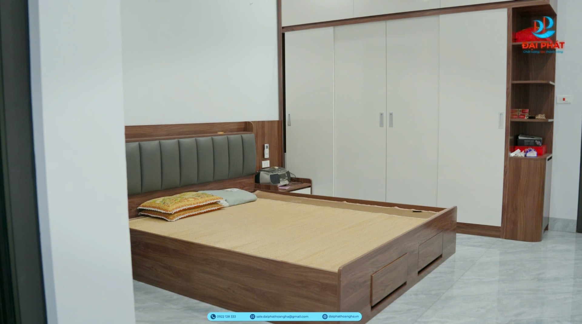 Combo Phòng Ngủ Và Kệ Tivi Hiện Đại Từ Nội Thất Nhựa ZukoPlast