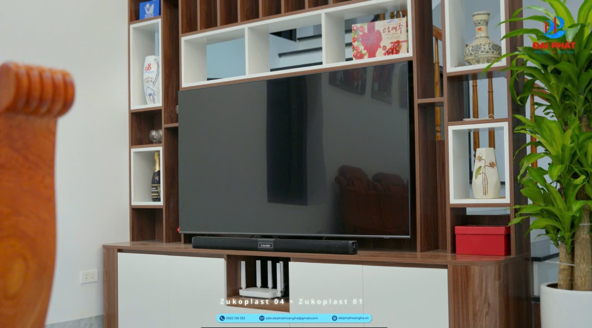 Combo Phòng Ngủ Và Kệ Tivi Hiện Đại Từ Nội Thất Nhựa ZukoPlast