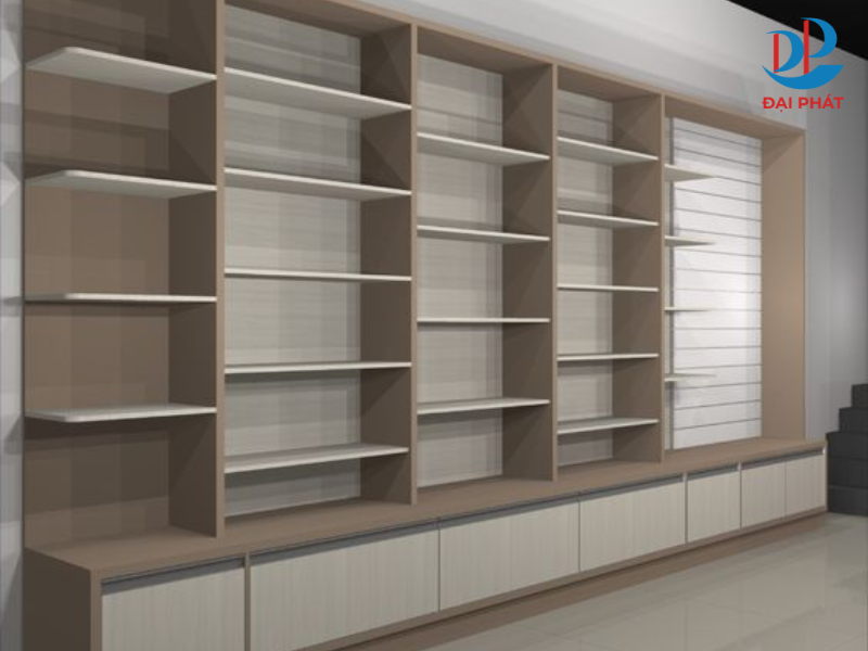 KỆ TRƯNG BÀY SẢN PHẨM – GIẢI PHÁP TẠO ẤN TƯỢNG VÀ TỐI ƯU 2025