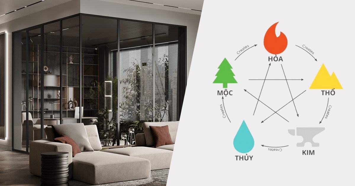 Màu Sắc Nội Thất Theo Ngũ Hành – Bí Quyết Thu Hút Tài Lộc Cho Nhà Ở 2025