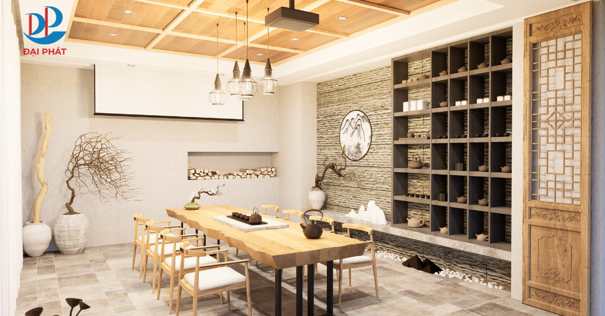 Kết Hợp Nội Thất Nhựa Trong Không Gian Phòng Trà 