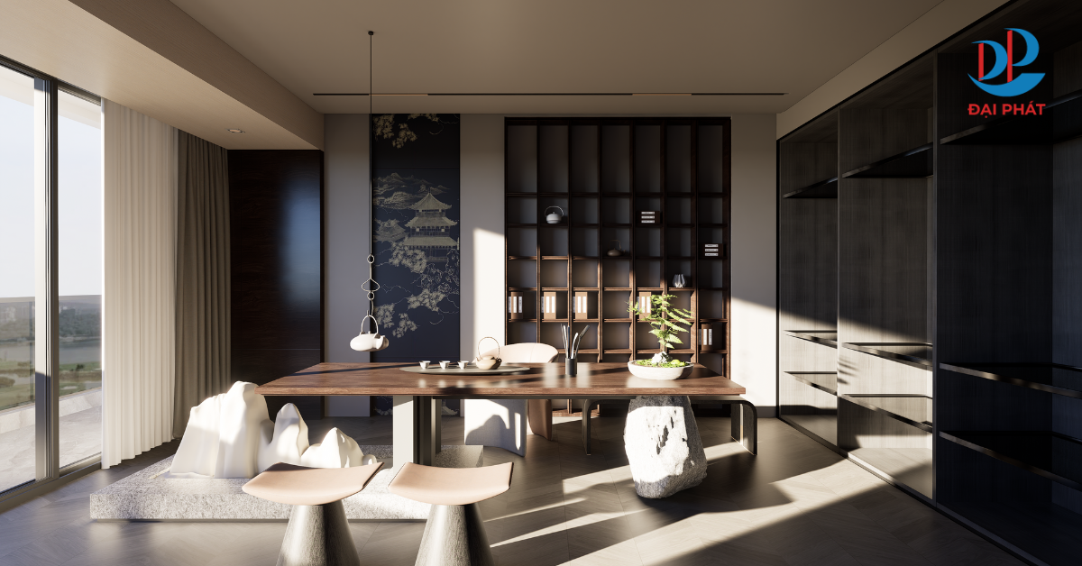 Kết Hợp Nội Thất Nhựa Trong Không Gian Phòng Trà 