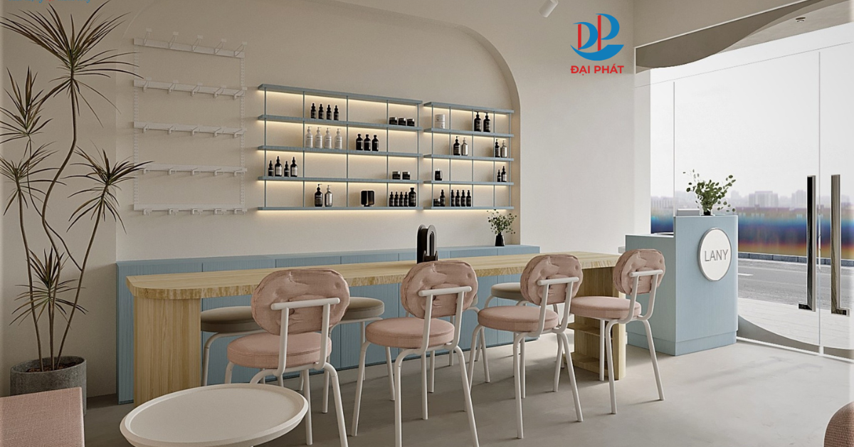 Thiết Kế Tiệm Nail Bằng Nội Thất Nhựa ZukoPlast